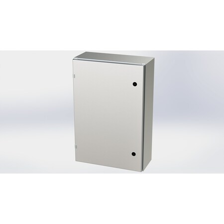 Saginaw Control & Engineering 1/4 Turn Latch Electrical Enclosures, 30 in H, 8 in D, 20 in W, NEMA 3R, 4, 4X, 12, 13 SCE-30EL2008SSLP